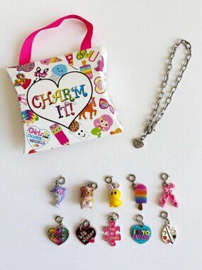 CHARM IT! Silver Charm Bracelet with (10) Charms